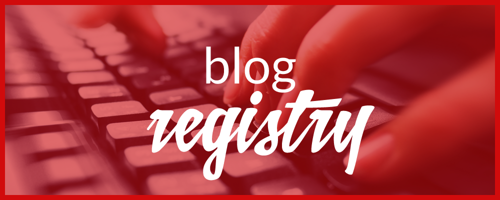 blog registry page header